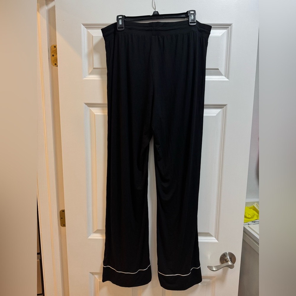 GAP Softest Modal PJ Pajama Shirt and Pants in Black - Picture 8 of 10